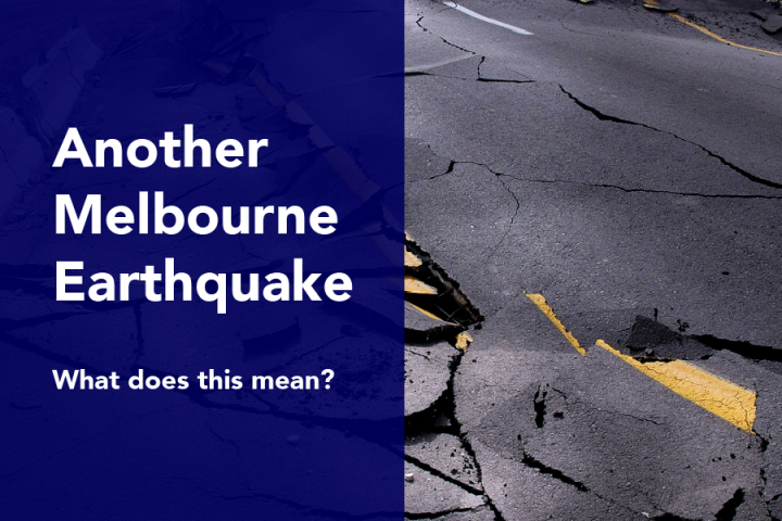 Earthquake melbourne x today