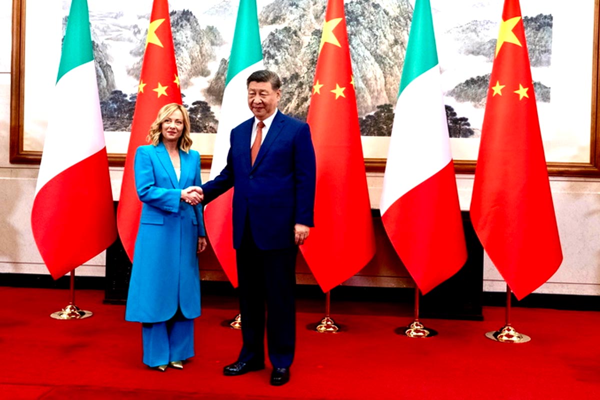 Italy and China signed a three-year action plan