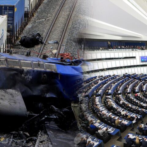 Tempi in the European Parliament on 19 June – ND–Elliniki Lýsi manoeuvres fall flat