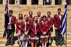 Oakleigh Grammar students commemorate OXI Day